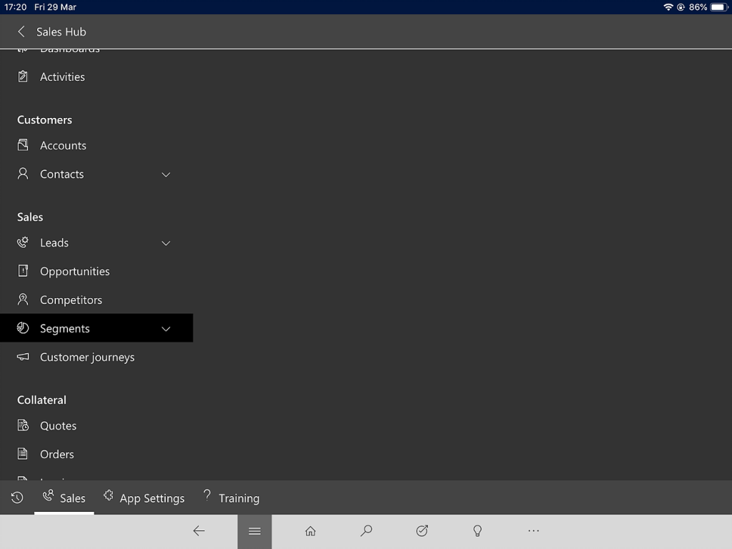 Microsoft Flow - Choose Segments