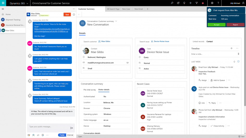 Dynamics 365 Customer Service | MASAO